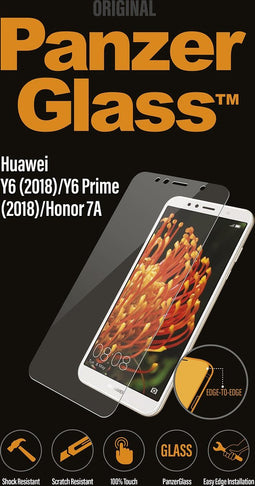 PanzerGlass Premium Glazen Screenprotector Huawei Y6 (2018) / Y6 Prime (2018) / Honor 7A - Clear