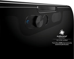 PanzerGlass Schermbeschermer Geschikt voor Apple iPhone 13 Pro Max - Privacy met Cam Slider - Zwart (CF/AB) - Let Op: Let op: Pro Max - Maat