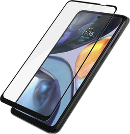 PanzerGlass Screen Protector voor de Motorola Moto G22 / E32 / E32S - Case Friendly Tempered Glass Zwart