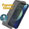 PanzerGlass Screenprotector geschikt voor Apple iPhone 12 Mini Glazen | PanzerGlass Edge to Edge Screenprotector Privacy - Case Friendly - Zwart
