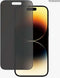 PanzerGlass Screenprotector geschikt voor Apple iPhone 14 Pro Glazen | PanzerGlass Ultra-Wide Fit Screenprotector Privacy - Case Friendly + Installatie Frame