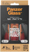 PanzerGlass Screenprotector geschikt voor Apple iPhone 15 Pro Glazen | PanzerGlass Ultra-Wide Fit Screenprotector Privacy - Case Friendly + Installatie Frame