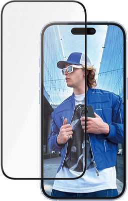 PanzerGlass Screenprotector geschikt voor Apple iPhone 16 Glazen | PanzerGlass Ceramic Screenprotector - Case Friendly