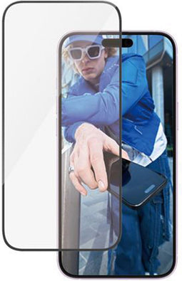 PanzerGlass Screenprotector geschikt voor Apple iPhone 16 Plus Glazen | PanzerGlass Ultra-Wide Fit Screenprotector - Case Friendly