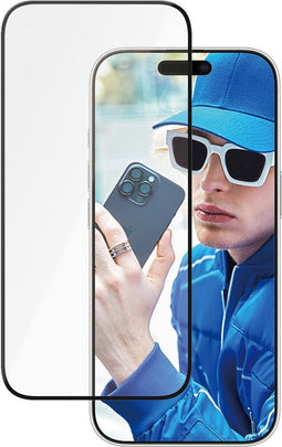 PanzerGlass Screenprotector geschikt voor Apple iPhone 16 Pro Glazen | PanzerGlass Ceramic Screenprotector - Case Friendly