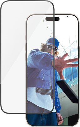 PanzerGlass Screenprotector geschikt voor Apple iPhone 16 Pro Max Glazen | PanzerGlass Ultra-Wide Fit Screenprotector - Case Friendly