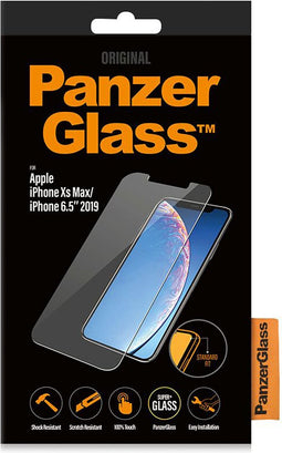 PanzerGlass Screenprotector geschikt voor Apple iPhone XS Max Glazen | PanzerGlass Standard Fit Screenprotector - Case Friendly