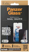 PanzerGlass Screenprotector geschikt voor Samsung Galaxy A25 Glazen | PanzerGlass Ultra Wide Fit Screenprotector Privacy - Case Friendly