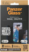 PanzerGlass Screenprotector geschikt voor Samsung Galaxy A35 Glazen | PanzerGlass Ultra-Wide Fit Screenprotector Privacy - Case Friendly
