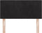 vidaXL - Hoofdbord - Met - Knopen - Gequiltd - Zwart - 100 - cm - Fluweel