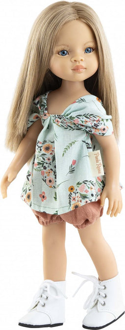 Paola Reina Amigas Roxana babypop Aziatisch meisje met blond haar en blauwe ogen 32cm