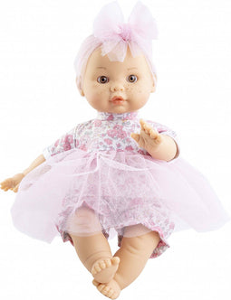 Paola Reina Andy Primavera Anita babypop blank meisje met bruine ogen en sproeten 27cm