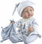 Paola Reina Bebitos babypop blank meisje met blauwe ogen 42cm