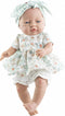 Paola Reina Bebitos babypop blank meisje met blauwe ogen 42cm