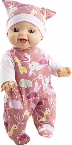 Paola Reina Gordi Leire babypop blank meisje met bruine ogen 34cm