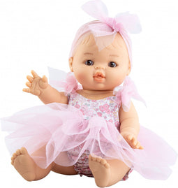 Paola Reina Gordi Marieta babypop blank meisje met bruine ogen 34cm
