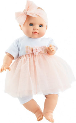Paola Reina Manus Toni babypop meisje met kledij 36cm