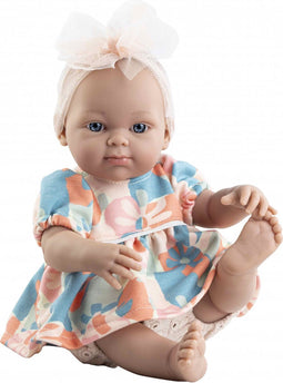 Paola Reina Minipikolines babypop blank meisje met blauwe ogen 32cm