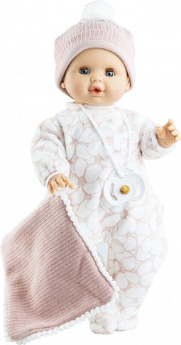 Paola Reina Sonia muts blank meisje met blauwe ogen zonder mechanisme 36cm