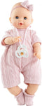 Paola Reina Sonia roze zonder mechanisme babypop meisje met kledij 36cm