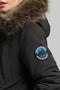 Superdry Everest - Dames Jas - Regular fit met afneembare capuchon - Zwart