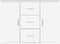 vidaXL - Dressoir - 91x29,5x65 - cm - bewerkt - hout - hoogglans - wit