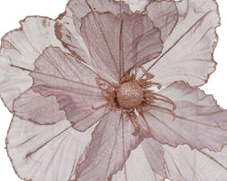 Papaver polyester d27h10 cm a3 kerst