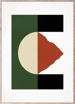 Paper Collective - Poster - Mountain - Denis Boudart - 50x70cm - excl. kader