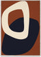 Paper Collective - Poster - Solid Shapes 02 - Nina Bruun - 50x70cm - excl. kader