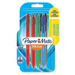 Paper Mate - Balpen papermate inkjoy 100 rt m assorti