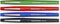Paper Mate Flair-viltstiften | Medium punt (0,7 mm) | zwarte, blauwe, rode en groene inkt | 4 stuks