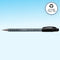 Paper Mate Flexgrip Ultra-balpennen met dop | Medium punt (1,0 mm) | Zwart | 12 stuks