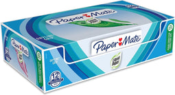 Paper Mate vloeibare papier DryLine Grip correctietape | diverse kleuren | doos van 12 stuks