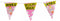 Paperdreams Party Vlaggen - geboorte meisje