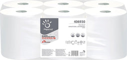 Papernet papieren handdoeken Standard, centerfeed, 1-laags, 292 meter, pak van 6 stuks