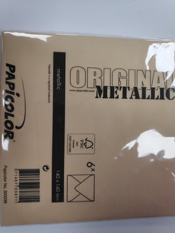 Papicolor - Envelop 140x140mm metallic goud