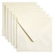 Papicolor - Envelop papicolor 140x140mm metallic ivoor