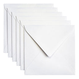 Papicolor - Envelop papicolor 140x140mm metallic parelwit