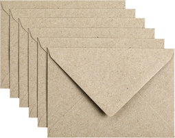 Papicolor - Envelop C6 114x162mm kraft grijs