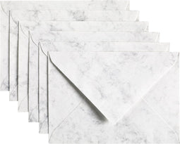 Papicolor - Envelop C6 114x162mm marble grijs