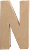 Papier-mache Letter N 20,5 Cm