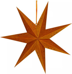 Papier ster velvet 60 cm, goud