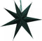 Papier ster velvet 75 cm, groen