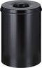 Papierbak met vlamdover Vepabins 30liter 33.5cm zwart