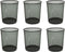 Papierbak vepa bins rond 19 liter zwart | 6 stuks