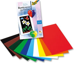 Papierblok Folia 10 vel - 18,5x29,7cm 10 kleuren
