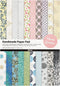 Papierblok met handgemaakt papier, A4 21x30 cm, 110 gr, 20 vellen