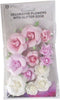 Papieren Bloemen met Glitters