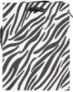 Papieren cadeau tas M Fake f.Animal skin