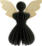 Papieren Engel Glitter 30 cm - Donkergroen
